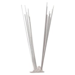 Ensemble de 6 pointes à 2 rangées contre oiseaux Inox 3 m 516714516714