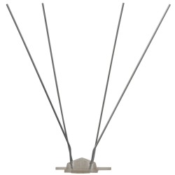 Ensemble de 6 pointes à 4 rangées contre oiseaux Plastique 3 m 516715516715