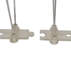 Ensemble de 6 pointes à 4 rangées contre oiseaux Plastique 3 m 516715516715