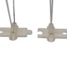 Ensemble de 6 pointes à 4 rangées contre oiseaux Plastique 3 m 516715516715