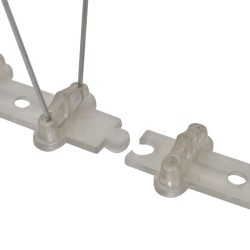 Ensemble de 6 pointes à 2 rangées contre oiseaux Plastique 3 m 516716516716