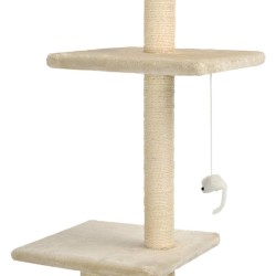 Arbre à chat avec griffoirs en sisal 260 cm Beige 516738516738