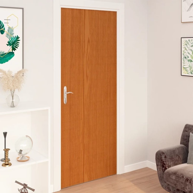 Films autoadhésifs pour portes 4 pcs Chêne clair 210x90 cm PVC 516760516760