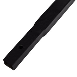 Tarière de sol avec manche 250 mm et tube d'extension 4 m Acier 516768516768