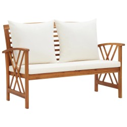 Salon de jardin 4 pcs avec coussins Bois d'acacia solide 516771516771