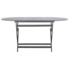 Ensemble à manger de jardin 7 pcs Bois d'acacia massif Gris 516779516779