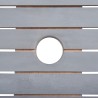 Ensemble à manger de jardin 7 pcs Bois d'acacia massif Gris 516779516779