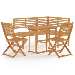 Ensemble de bistro 4 pcs Bois d'acacia solide 516781516781