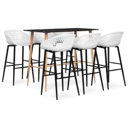 Ensemble de bar 7 pcs Noir et blanc 516790516790