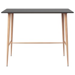 Ensemble de bar 7 pcs Noir et gris 516791516791