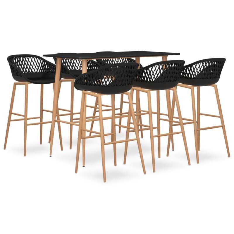Ensemble de bar 7 pcs Noir 516792516792