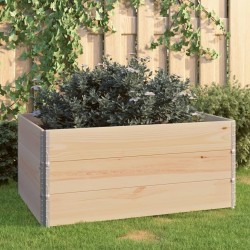 Jardinières surélevées 3 pcs 80x120 cm Bois de pin solide 516799516799
