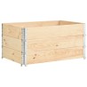 Jardinières surélevées 3 pcs 80x120 cm Bois de pin solide 516799516799