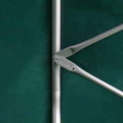 Tente pour bétail PVC 3,7x3,7 m Vert 516806516806