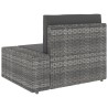 Salon de jardin 5 pcs Résine tressée Gris 516809516809