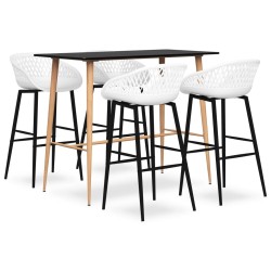 Ensemble de bar 5 pcs Noir et blanc 516844516844