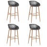 Ensemble de bar 5 pcs Noir et gris 516845516845