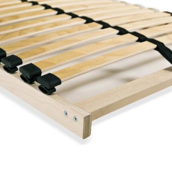 Sommiers à lattes sans matelas 2 pcs avec 28 lattes 90x200 cm 516852516852