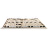 Sommiers à lattes sans matelas 2 pcs avec 28 lattes 90x200 cm 516855516855