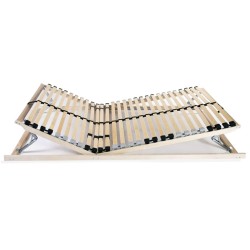 Sommiers à lattes sans matelas 2 pcs avec 28 lattes 90x200 cm 516855516855