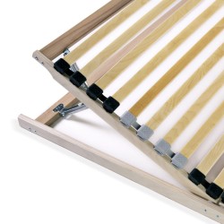 Sommiers à lattes sans matelas 2 pcs avec 28 lattes 90x200 cm 516855516855