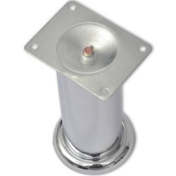 Pieds ronds de canapé 8 pcs Chrome 180 mm 516856516856
