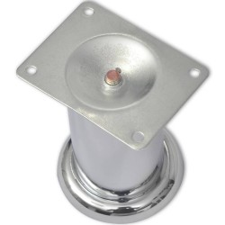 Pieds ronds de canapé 8 pcs Chrome 60 mm 516863516863