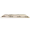 Sommiers à lattes sans matelas 2 pcs avec 28 lattes 80x200 cm 516867516867