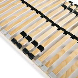 Sommiers à lattes sans matelas 2 pcs avec 28 lattes 80x200 cm 516868516868