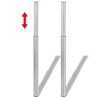 Pieds de table télescopiques 4 pcs Acier inoxydable 710 mm-1100 mm 516871516871