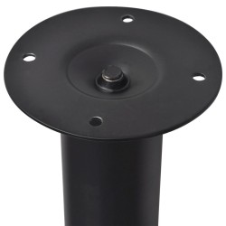 Pieds de table télescopiques 4 pcs Noir 710 mm - 1100 mm 516872516872