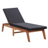 Chaises longues lot de 2 et table résine tressée bois d'acacia 516921516921