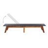 Chaises longues lot de 2 et table résine tressée bois d'acacia 516921516921