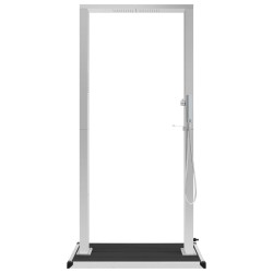 Douche d'extérieur avec receveur WPC Acier inoxydable 516941516941