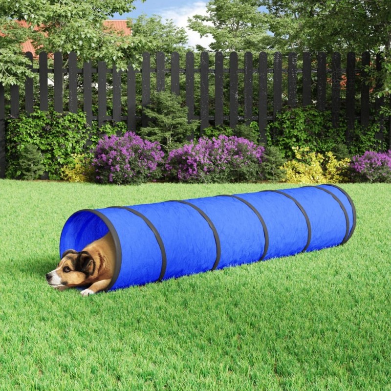 Tunnel pour chien bleu Ø 40x200 cm polyester 516960516960