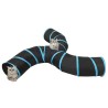 Tunnel pour chats à 3 voies Noir et bleu 25 cm Polyester 516967516967