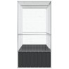 Volière argenté 210,5x107x212 cm acier 517008517008