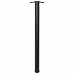 4 pieds de table réglables en hauteur 870 mm Noir 517019517019