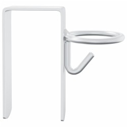 Crochets de seau 3 pcs portable argenté acier 517036517036