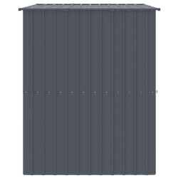 Niche pour chien avec toit anthracite acier galvanisé 517050517050