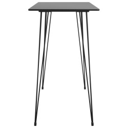 Ensemble de bar 5 pcs Noir et gris 517065517065