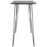 Ensemble de bar 5 pcs Noir et gris 517066517066