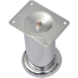 Pieds ronds de canapé 8 pcs Chrome 120 mm 517069517069