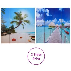 Cloison de séparation pliable 160 x 170 cm Plage 517080517080