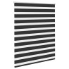 Store vénitien zébré 120,9 x 175 cm, largeur du tissu 116,7 cm, noir 517081517081