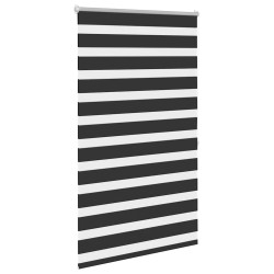 Store vénitien zébré 100,9 x 175 cm, largeur du tissu 96,7 cm, noir 517083517083