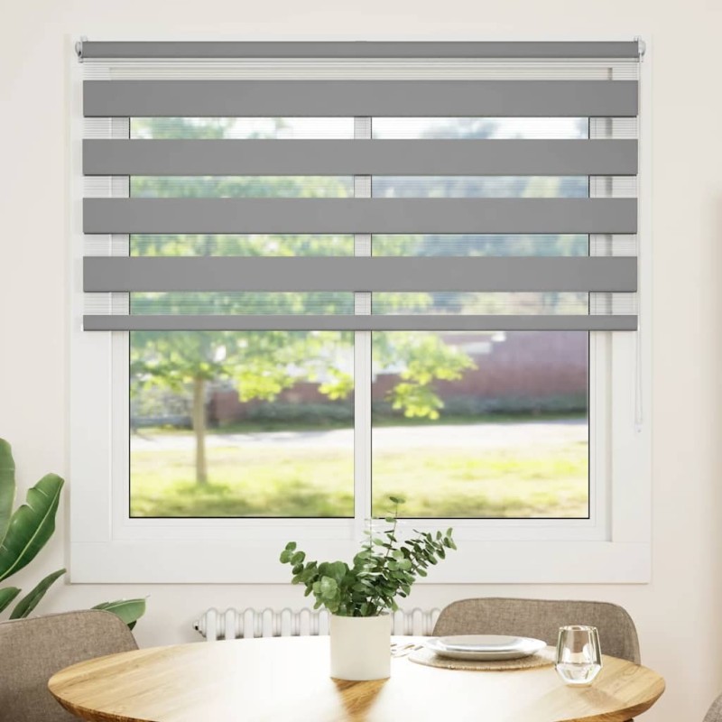 Store vénitien Zebra 140,9 x 175 cm, largeur du tissu 136,7 cm, gris 517084517084
