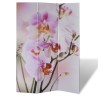 Cloison de séparation pliable 120 x 170 cm Fleur 517085517085