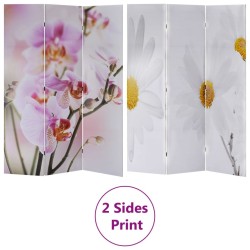 Cloison de séparation pliable 120 x 170 cm Fleur 517085517085