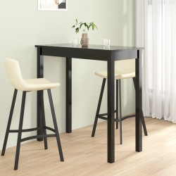 Table de bar MDF noir 115x55x107 cm  517086517086
